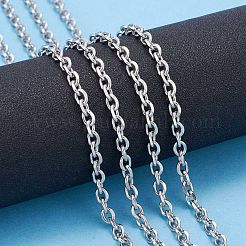 Tarnish Resistant 304 Stainless Steel Cable Chains&nbsp;CHS-P007-27P-03