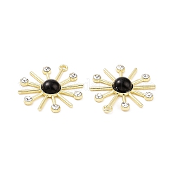 Glass Imitation Cat Eye Pendants&nbsp;PALLOY-F292-01G-01