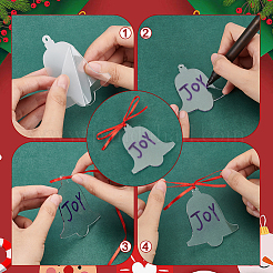 3 Sets 3 Style DIY Clear Acrylic Blank Pendant Decorations Making Kits&nbsp;DIY-WR0003-41