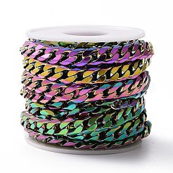 304 Stainless Steel Cuban Link Chains&nbsp;CHS-L020-023M
