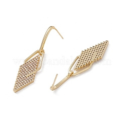 Rack Plating Brass Stud Earrings&nbsp;EJEW-A088-10G