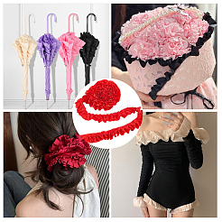 10M Polyester Ruffled Trimming&nbsp;OCOR-GF0004-57C