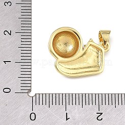 Football Theme Brass Enamel Pendants&nbsp;KK-A303-01C-G02