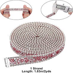 Glitter Hotfix Rhinestone(Hot Melt Adhesive On The Back)&nbsp;OCOR-WH0058-06