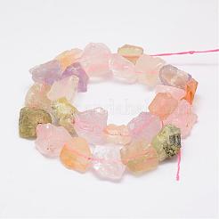 Raw Rough Natural Mixed Gemstone Beads Strands&nbsp;G-E343-06
