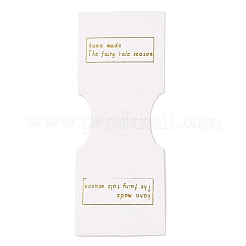 Folding Word Pattern Paper Jewlery Display Cards for Necklaces&nbsp;CDIS-T004-17