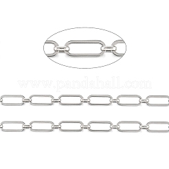 Tarnish Resistant Handmade 304 Stainless Steel Link Chains&nbsp;LS-CHS-M004-01P