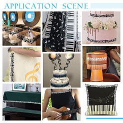 20 Yards 2 Colors Polyester Hollow Lace Embossing Ribbon Tape DIY Sewing Wedding Decoration Accessories&nbsp;SRIB-PH0001-24