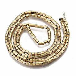 Electroplate Non-magnetic Synthetic Hematite Beads Strands&nbsp;LS-G-T114-48G