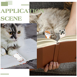 30Pcs Cute Paper Cat Bookmarks&nbsp;AJEW-WH0455-255