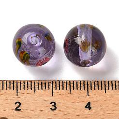 Handmade Transparent Lampwork Beads&nbsp;LAMP-C016-04A-02