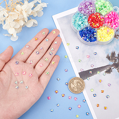 7 Colors Opaque Resin Cabochons&nbsp;CRES-PH0001-06