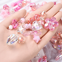 60G 3 Colors Acrylic Beads&nbsp;MACR-YW0003-35