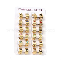 201 Stainless Steel Wide Huggie Hoop Earrings&nbsp;EJEW-D354-11G