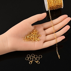 DIY Paperclip Chain Necklace Making Kit&nbsp;DIY-YW0005-34