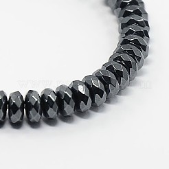 Grade A Magnetic Synthetic Hematite Beads Strands&nbsp;G-O004C-03