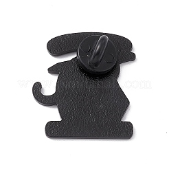 Cat with Word Alloy Brooch for Backpack Clothes&nbsp;JEWB-M024-02B-C