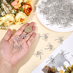 100Pcs Dragonfly Tibetan Style Alloy Pendants&nbsp;TIBEP-SC0003-46
