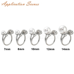 Non-Tarnish 304 Stainless Steel Open Cuff Ring Findings&nbsp;STAS-K263-03P
