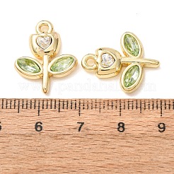 Alloy with Rhinestone Pendants&nbsp;AL-CBA7256-01G