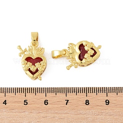 Brass & Glass Pendants&nbsp;KK-F900-01G