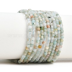 Natural Flower Amazonite Beads Strands&nbsp;G-RM250104-D1