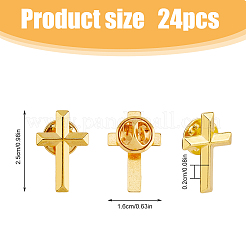 24Pcs Alloy Badge for Backpack Clothes&nbsp;JEWB-FH0001-44