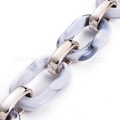 Handmade Acrylic Cable Chains&nbsp;AJEW-JB00634-02