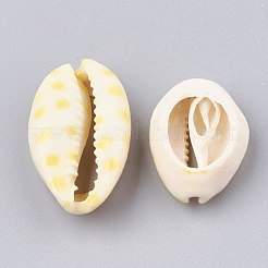 Printed Cowrie Shell Beads&nbsp;SHEL-S274-02A