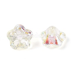 Electroplate Transparent Glass Beads Strands&nbsp;EGLA-N055-03A-11