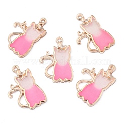 Zinc Alloy Enamel Pendants&nbsp;X-PALLOY-I124-18G-A