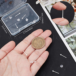 6 Pairs Hypoallergenic Bioceramics Zirconia Ceramic Earring Settings&nbsp;FIND-BBC0003-67