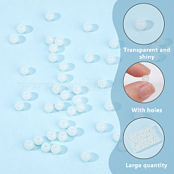 300Pcs Round Opalite Beads&nbsp;GLAA-DC0001-52