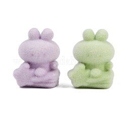 Flocky Opaque Acrylic Beads&nbsp;MACR-C036-12