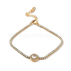 Cubic Zirconia Link Bracelet&nbsp;BJEW-F463-01G
