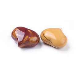 Natural Mookaite Heart Palm Stone&nbsp;G-F659-A04