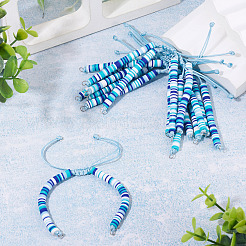 Handmade Polymer Clay Bead Bracelets Making&nbsp;AJEW-TAC00074