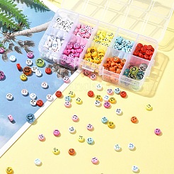 10 Colors Opaque Acrylic Beads&nbsp;MACR-FS0001-77