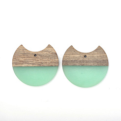 Resin & Wood Pendants&nbsp;X-RESI-T023-11-M