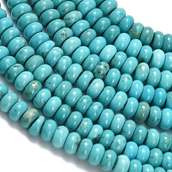 Natural Howlite Beads Strands&nbsp;G-Z110-B16-2x4mm