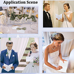 2Pcs 2 Colors Paper Wedding Vows Cards&nbsp;AJEW-GF0012-70