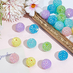 Resin Rhinestone Beads&nbsp;RESI-PA0001-44A