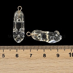 Transparent Resin Rhinestone Pendants&nbsp;RESI-Q021-01C