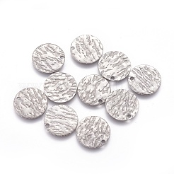 Non-Tarnish 304 Stainless Steel Charms&nbsp;STAS-E455-04P-15mm