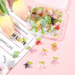 50Pcs Transparent Acrylic Pendants&nbsp;PALLOY-FS00043-02