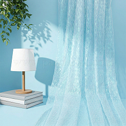 2 Yards Laser Polyester Imitation Peacock Feather Fabric&nbsp;DIY-PH0038-39A