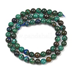 Natural Azurite Beads Strands&nbsp;G-P503-6MM-09