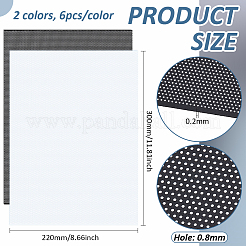 12 Sheets 2 Colors PVC Dustproof Net for Notebook Computer&nbsp;KY-BC0001-43B