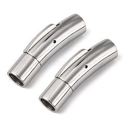Tarnish Resistant Tube 304 Stainless Steel Bayonet Clasps&nbsp;STAS-Q034-1