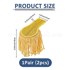 Detachable Cloth Tassel Epaulettes&nbsp;AJEW-WH0460-128